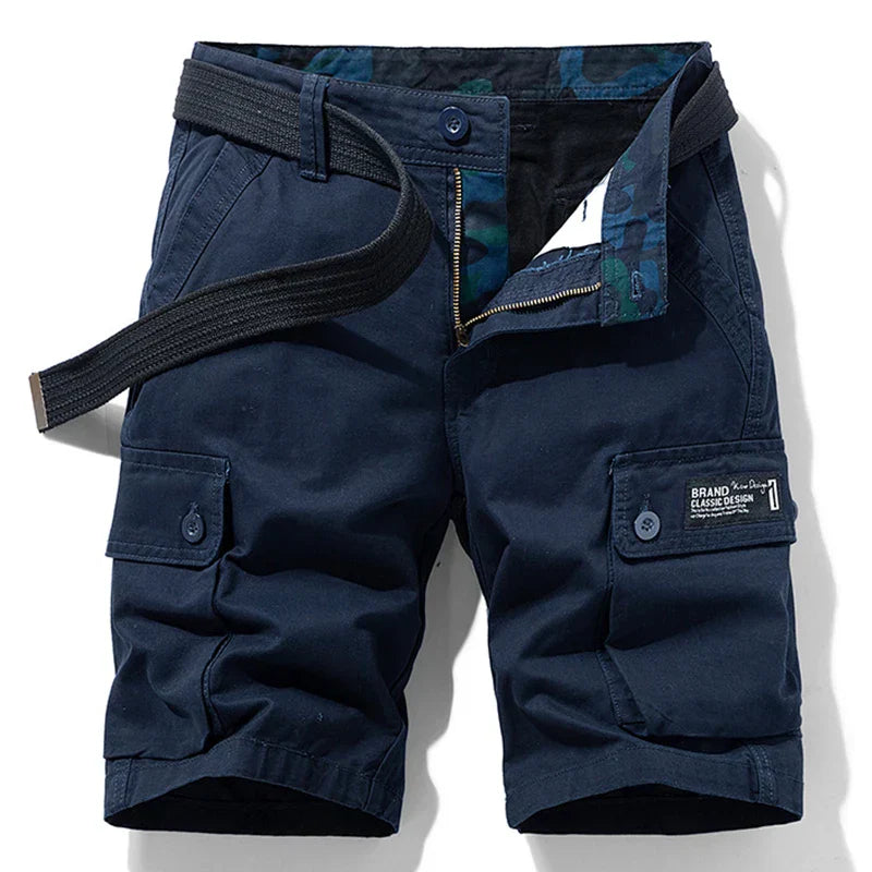 Relaxed Fit Mens Casual Shorts with Pockets