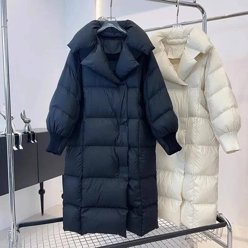 Ultra Lightweight 90% Down Filled Ladies Puffer Coat - OutfitLondon