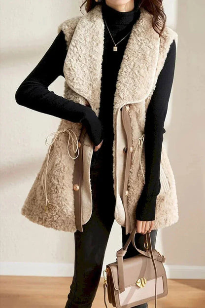 Women's Plush Wool Vest