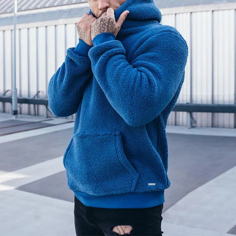 Cozy Fleece Mens Zipper Jacket