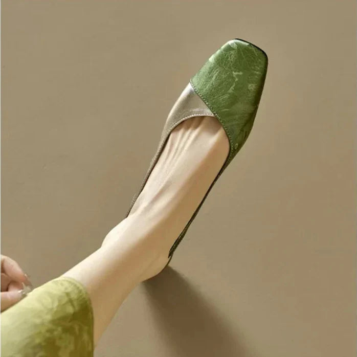 Classic Low Heel Sling Pump