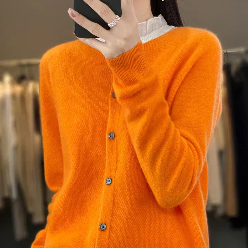 Cozy Women's Merino Wool Crew Sweater