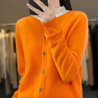 Cozy Women's Merino Wool Crew Sweater