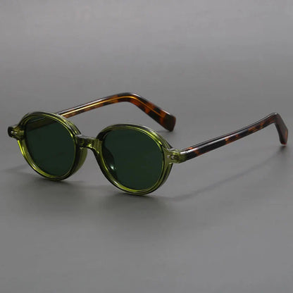 Carter Vintage Round Sunglasses Polarized TR90 Frame