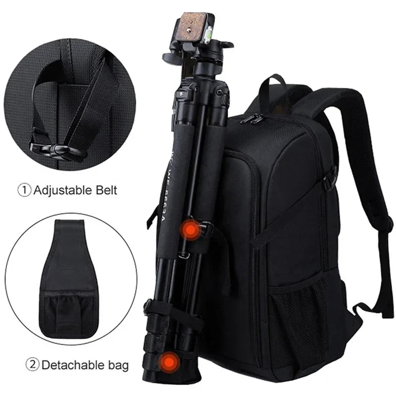 Waterproof Multi Compartment Camera Bag