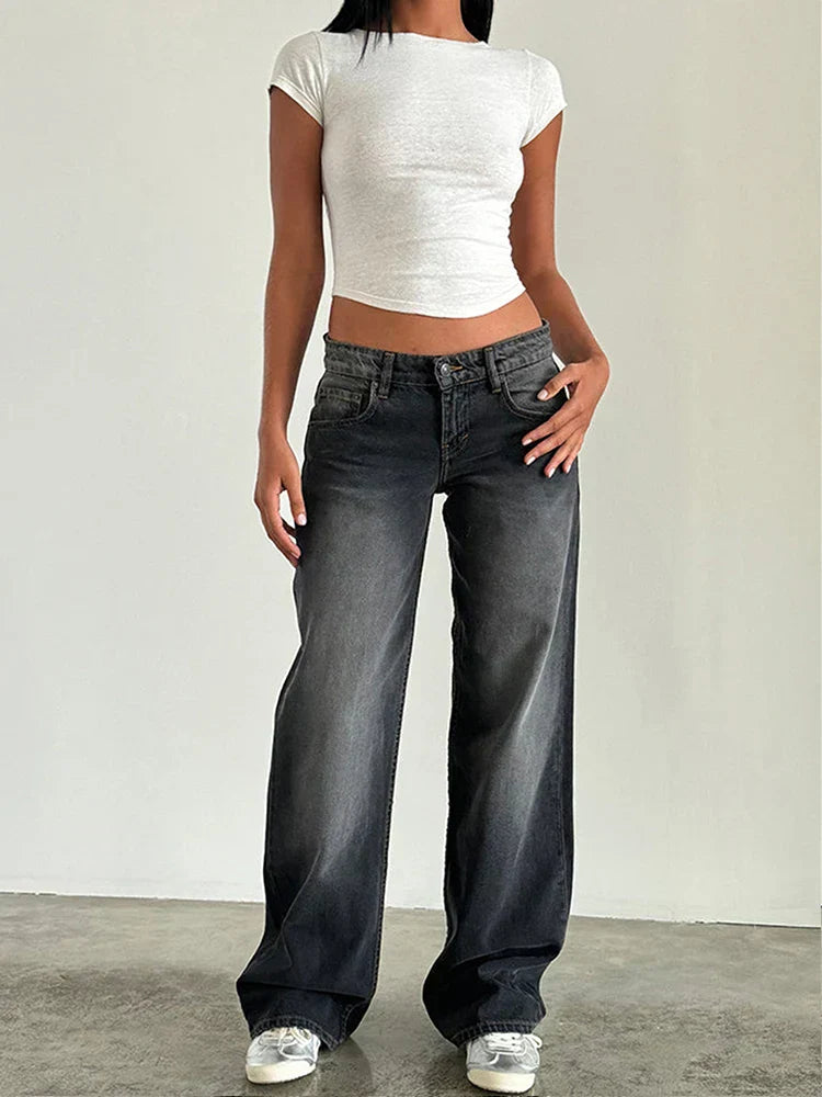 Relaxed Fit Classic Straight Jeans