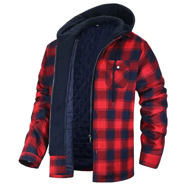 Comfortable Plaid Shirt Jacket for Men - OutfitLondon