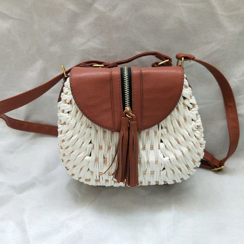Small Stylish Woven Tote Bag