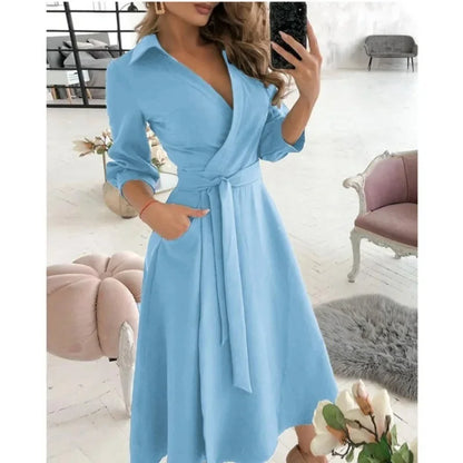 Stylish Women's Wrap Around Dress