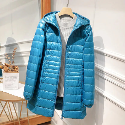 Women's Waterproof Down Filled Winter Jacket with Bag