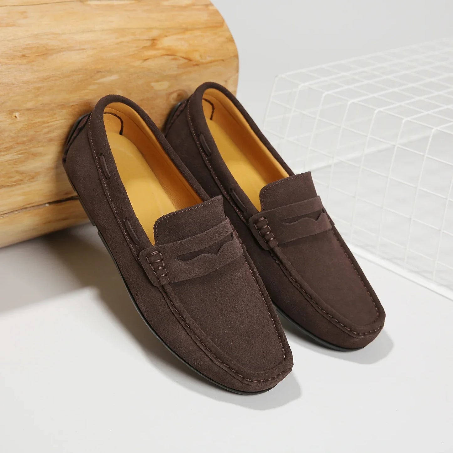 Luxurious Soft Suede Slip On Shoes