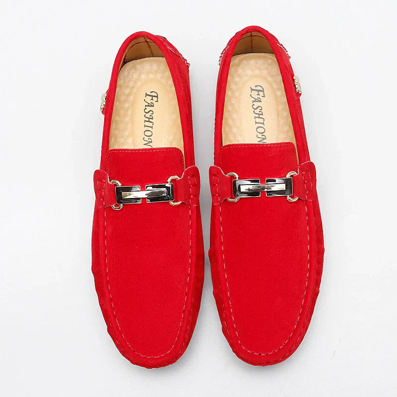 Luxury Soft Leather Slip On Shoes