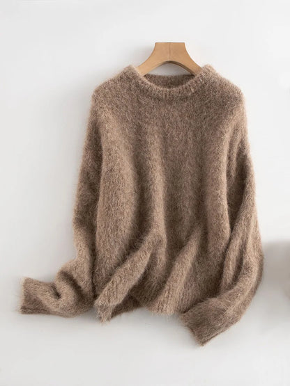Soft Oversized Alpaca Knit Sweater