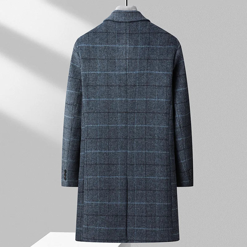 Warm Men's Wool Coat