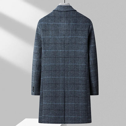 Warm Men's Wool Coat