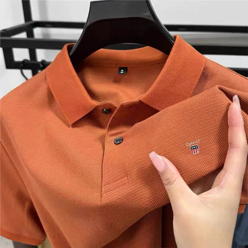 Relaxed Fit Men's Polo Shirt - Breathable & Dry