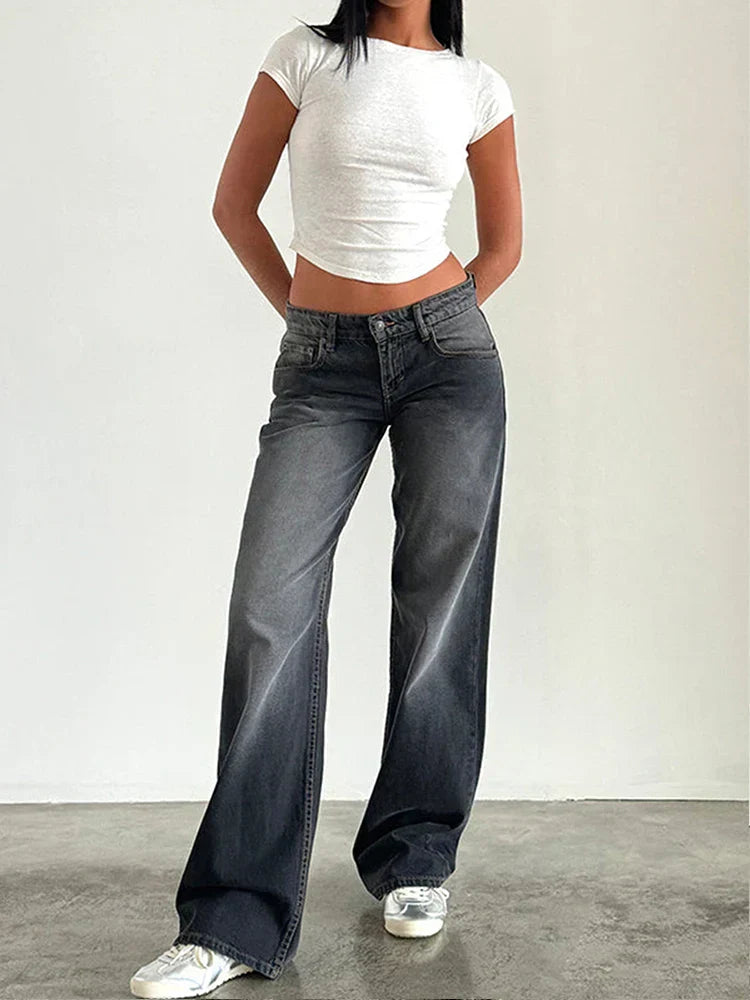 Relaxed Fit Classic Straight Jeans
