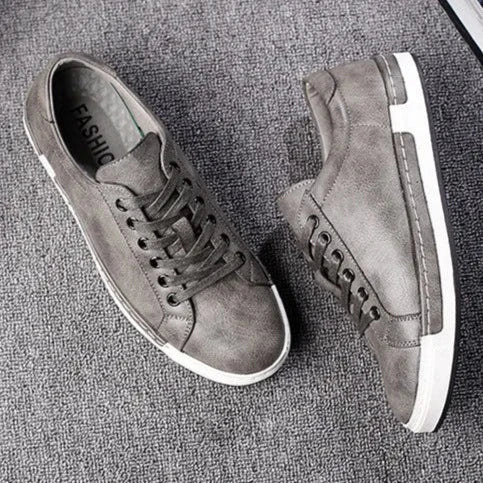 Premium Genuine Leather Trainers