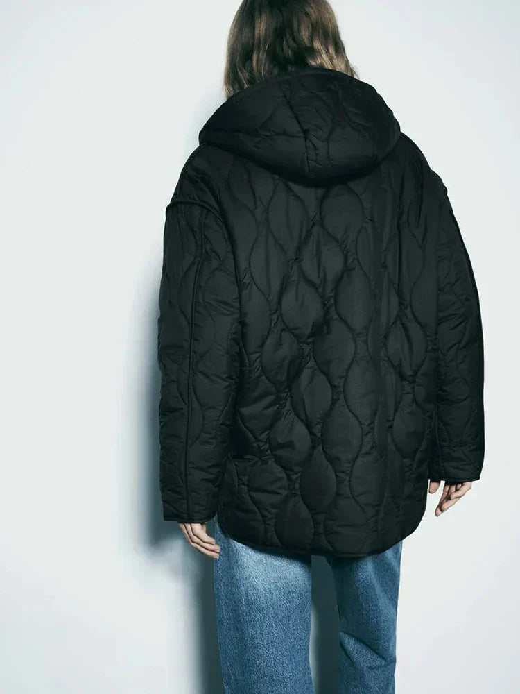 Comfy Loose Fit Parka Coat
