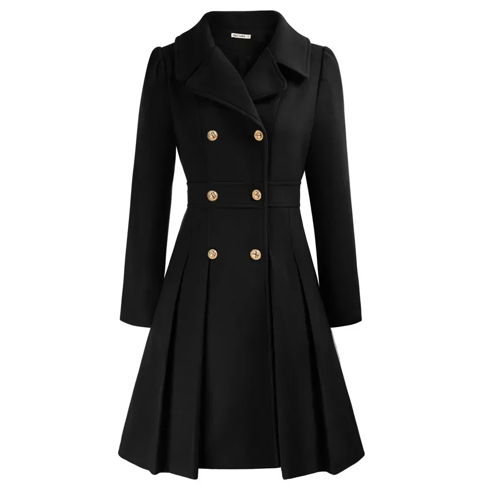 Classic Women's Wool Peacoat