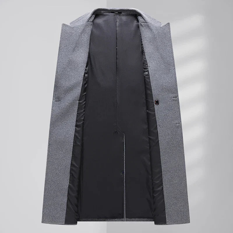 Luxurious Wool Long Coat
