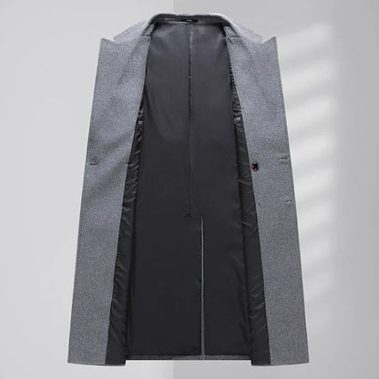 Luxurious Wool Long Coat