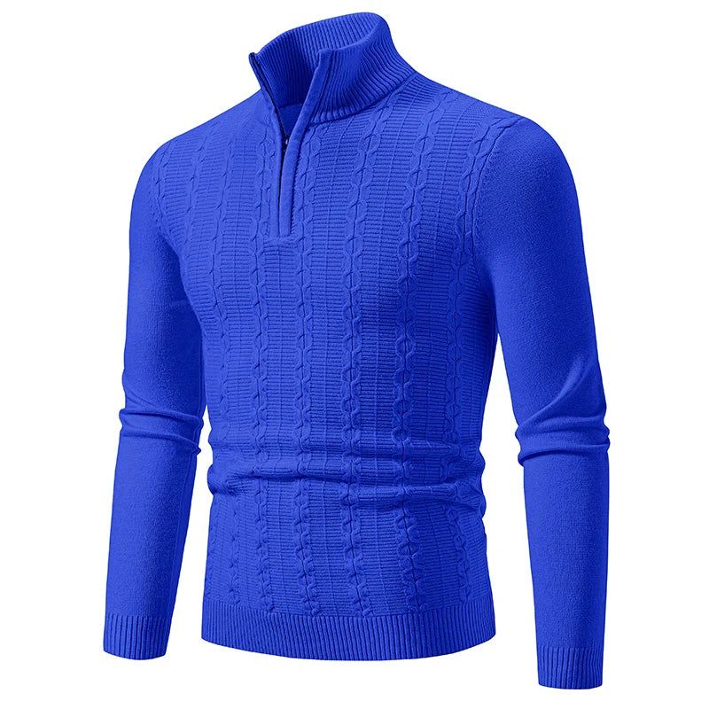 Warm Mens Thick Crew Neck Sweatshirt