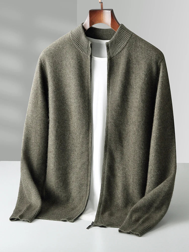 Classic Wool Sweater Cardigan