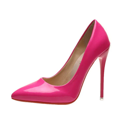 Women's 5 Inch Shiny Stiletto Heels