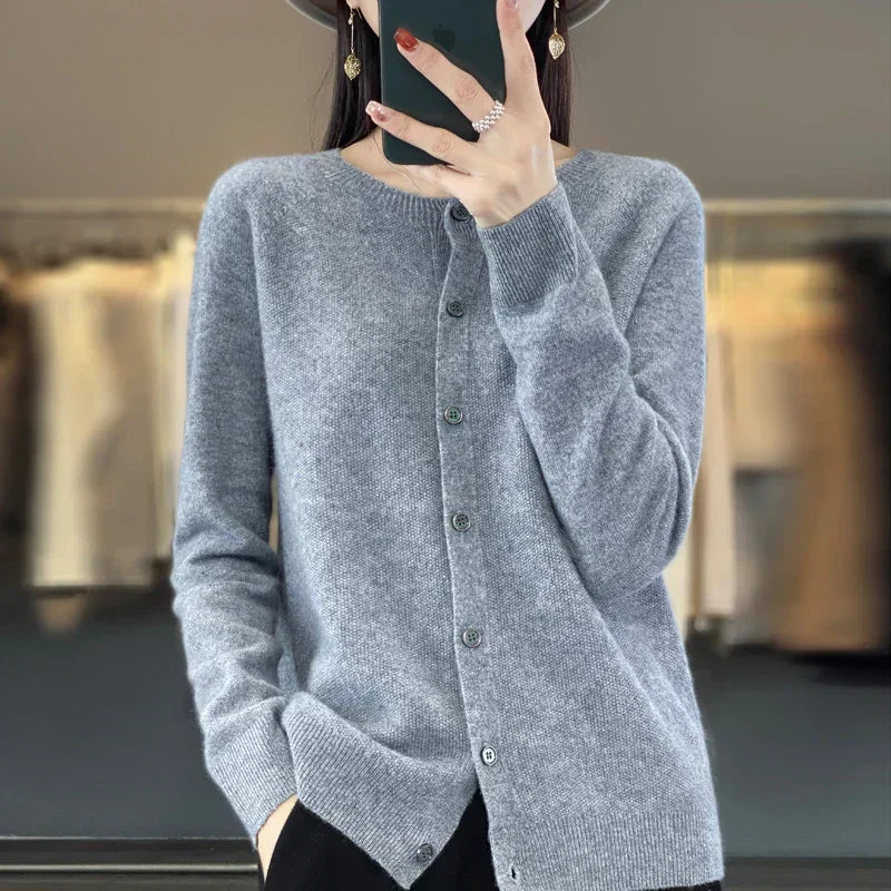 Cozy Women's Merino Wool Crew Sweater