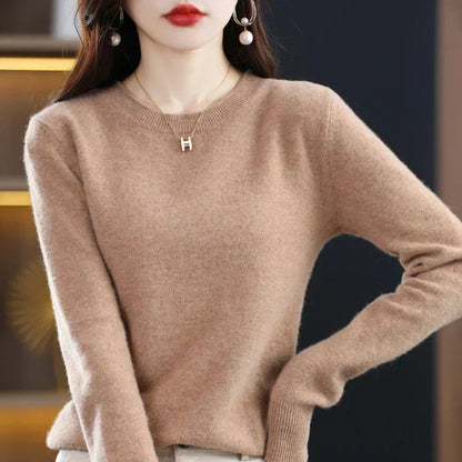 Cozy Ladies Merino Wool Pullover Sweater