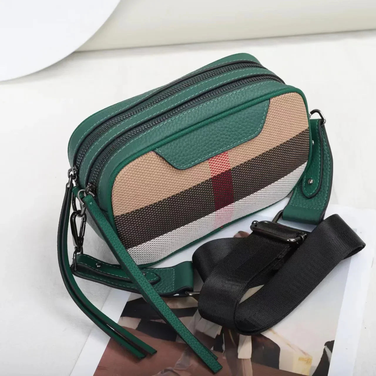 Genuine Leather Mini Crossbody Purses for Women
