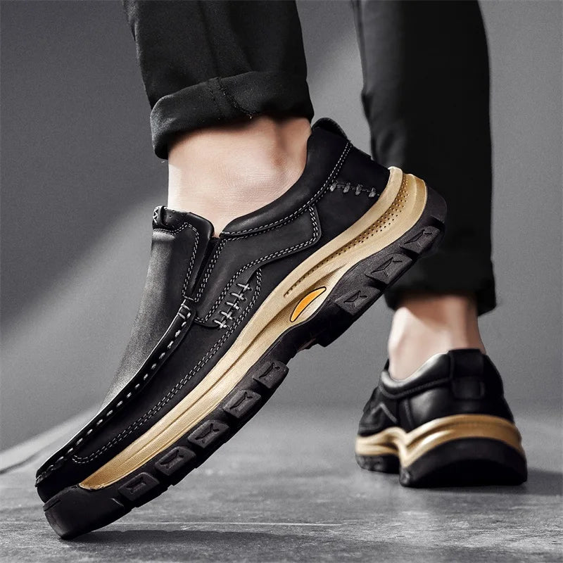 Authentic Leather Slip On Shoe