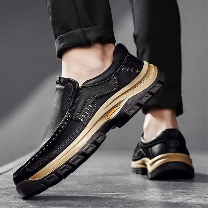 Authentic Leather Slip On Shoe