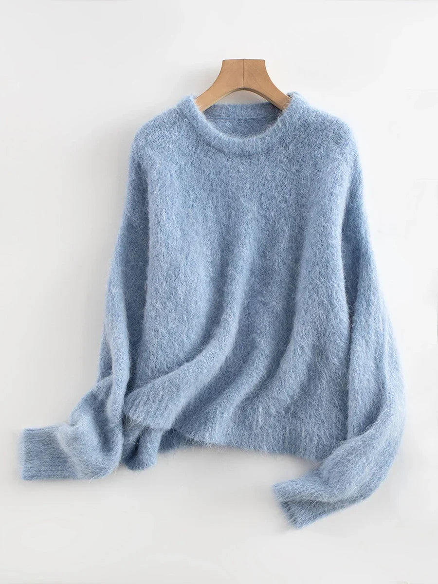 Soft Oversized Alpaca Knit Sweater