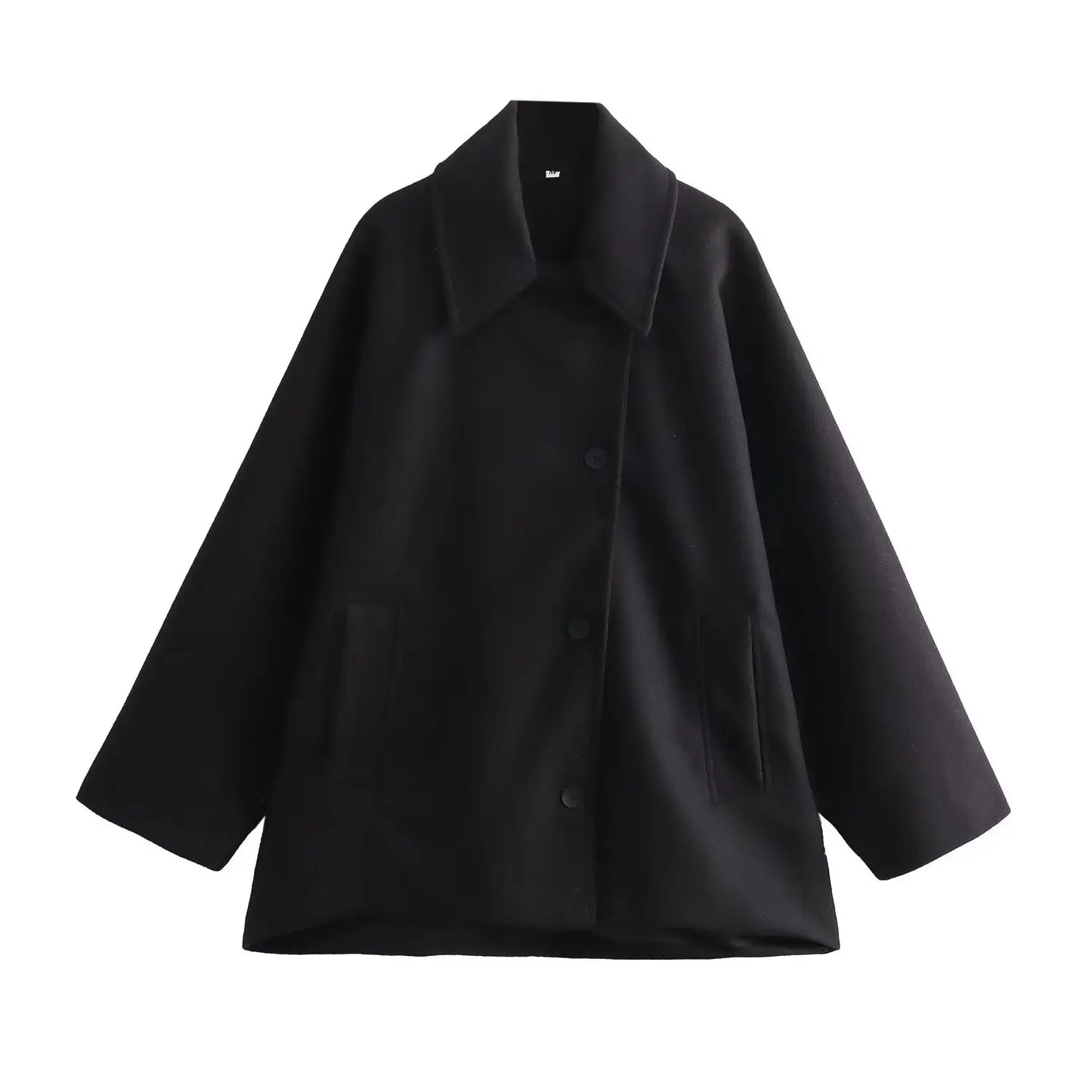 Relaxed Fit Rainproof Long Coat