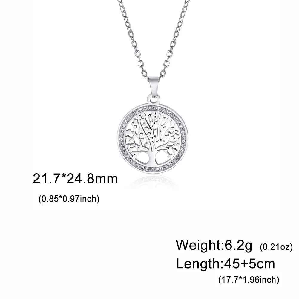 Beautiful Tree Leaf Zircon Pendant
