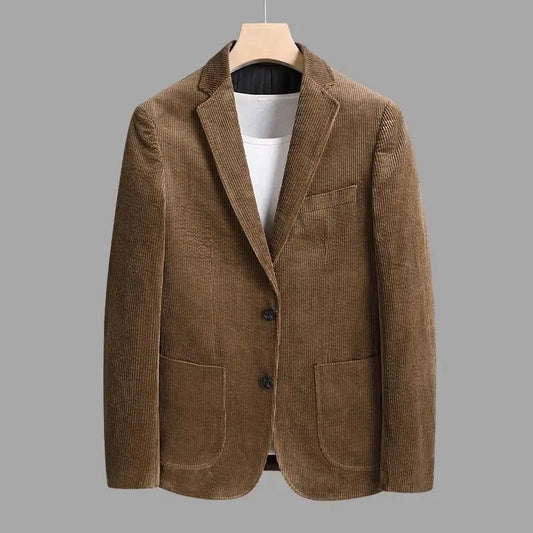 Rugged Textured Mens Blazer - OutfitLondon