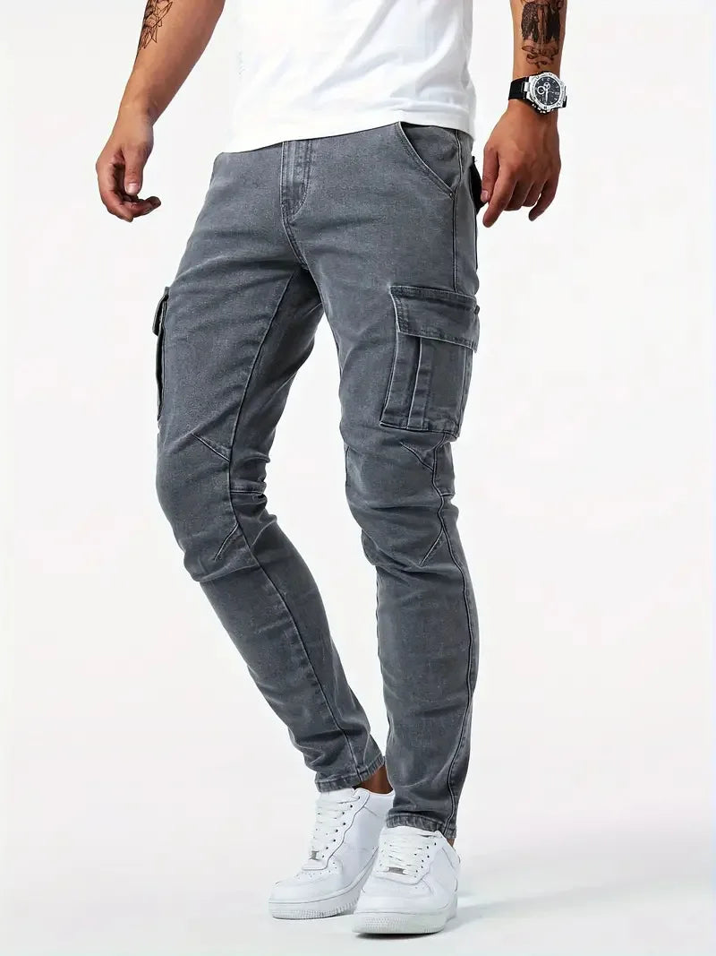 Men's Stretch Denim Jeans - OutfitLondon