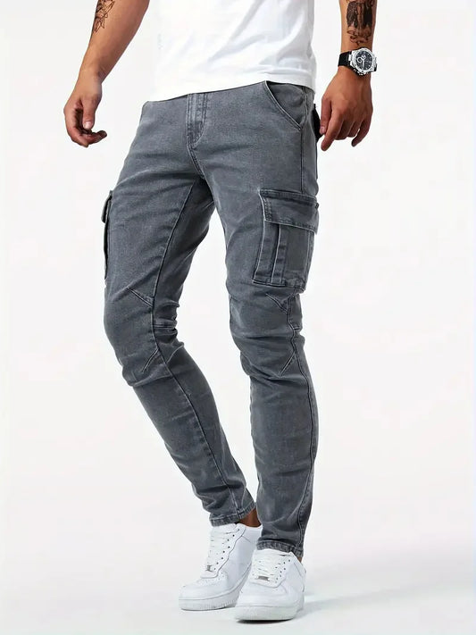 Men's Stretch Denim Jeans - OutfitLondon