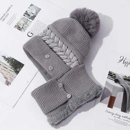 Warm Cozy Winter Knit Beanie Hat