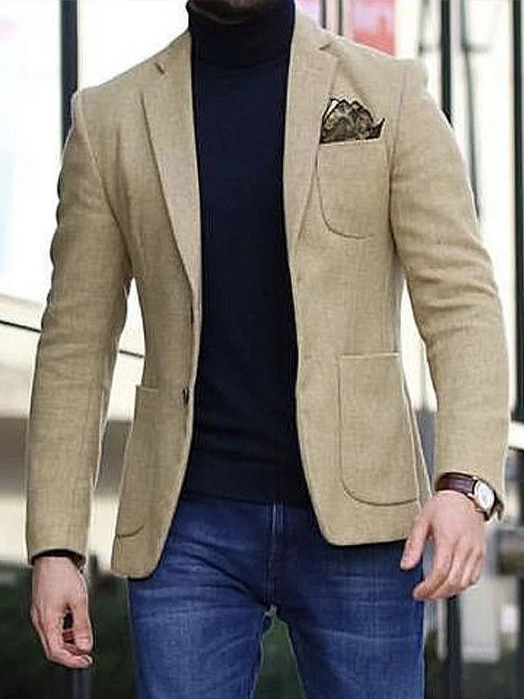 Slim Fit Modern Men's Blazer Coat