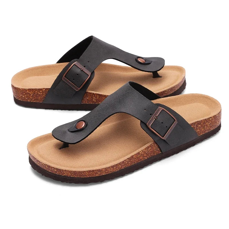 Soft Leather Flat Shoes with Good Arch Support