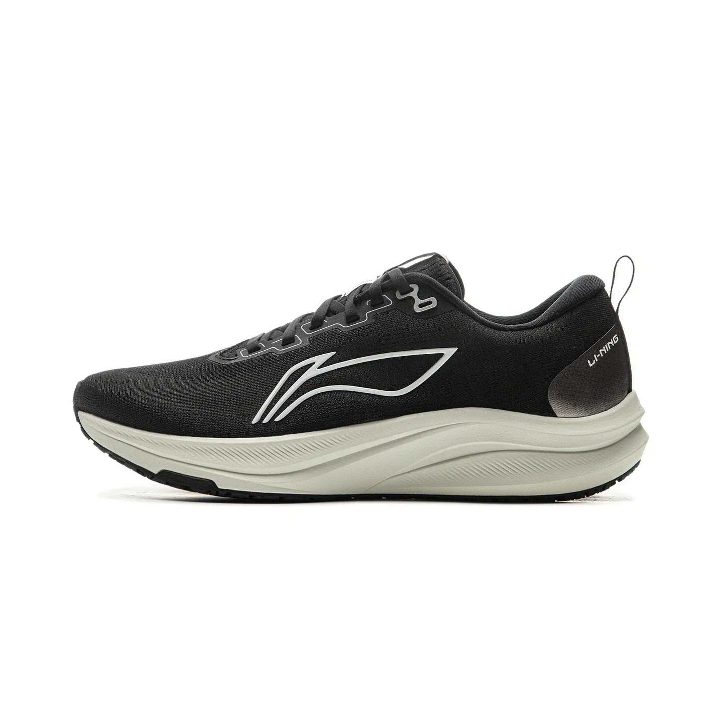 Lightweight Black Performance Mens Sneakers