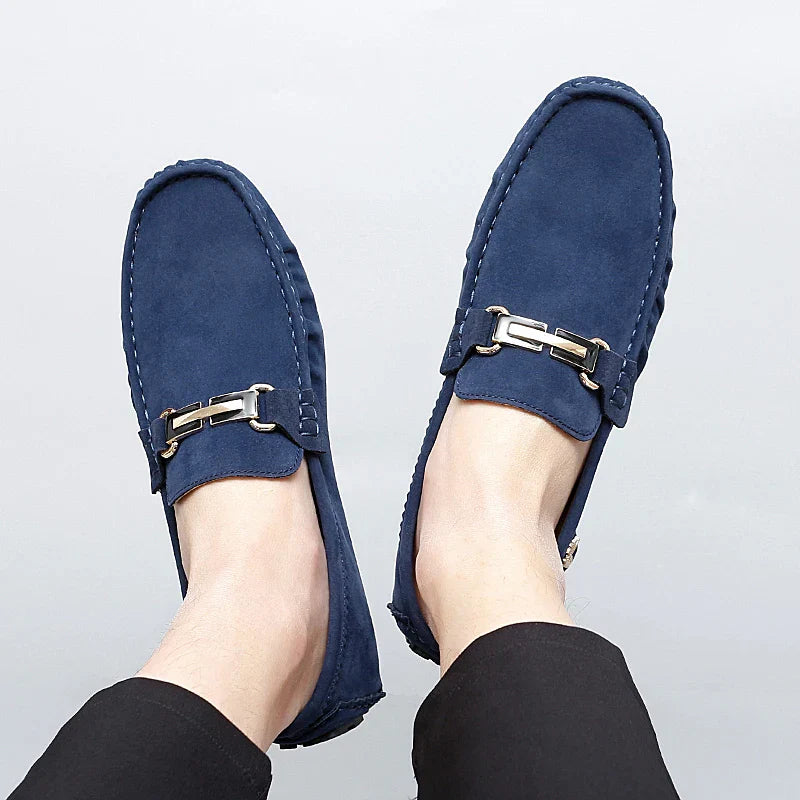 Luxury Soft Leather Slip On Shoes