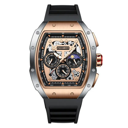 Sporty Mens Leather Watch