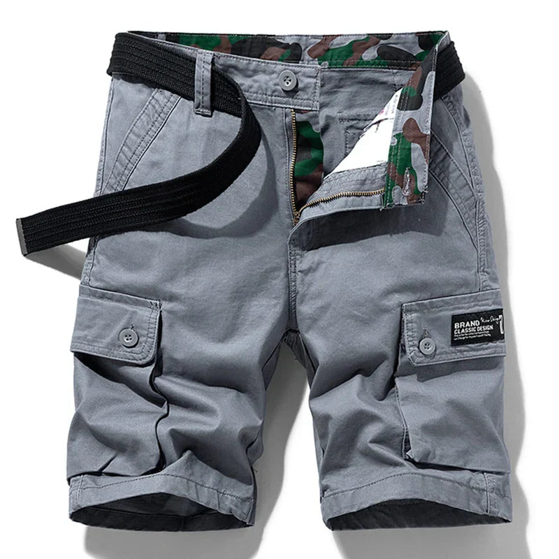Relaxed Fit Mens Casual Shorts with Pockets