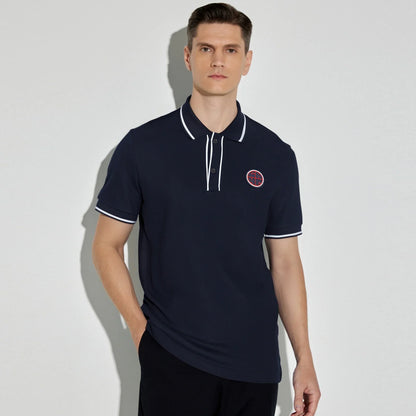 Relaxing Comfortable Short Sleeve Polo Shirt - OutfitLondon