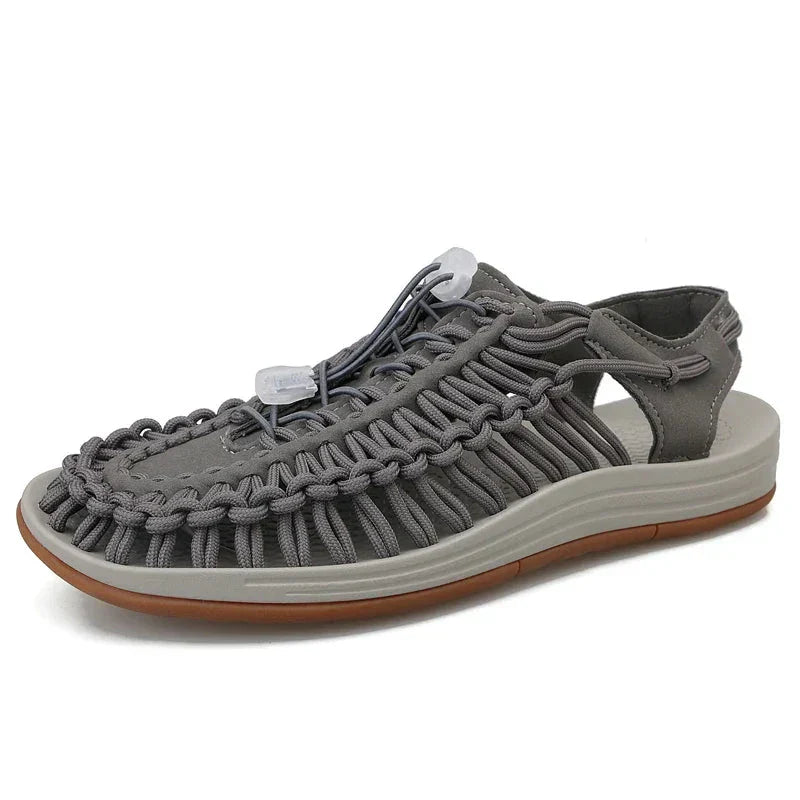 Comfortable Knit Sport Sandals – Soft Braided Strap Design
