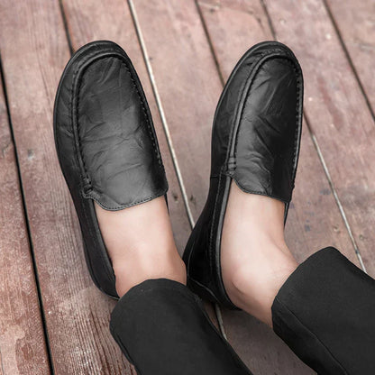 Men's Authentic Leather Slip On Shoes